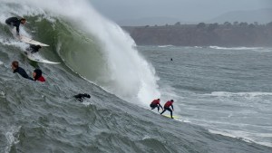 Jaws Competitors Double Dipped at Mavericks During the Biggest Swell of the Season