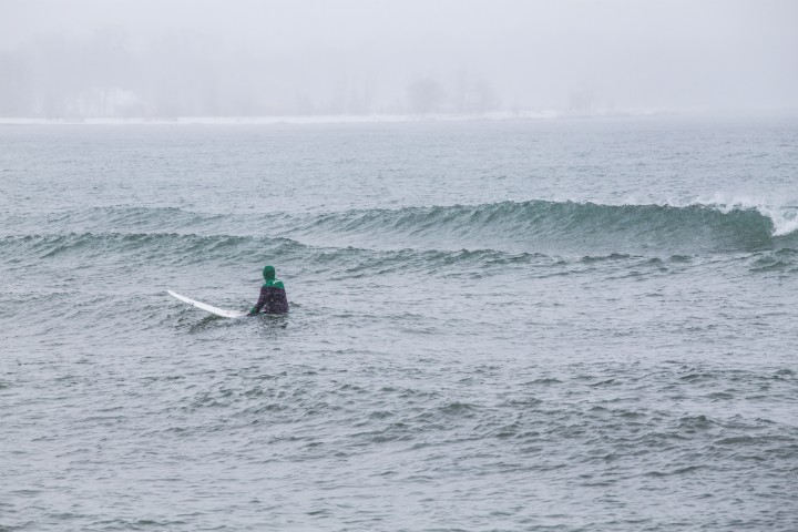 Shazia Mazhar surfing.