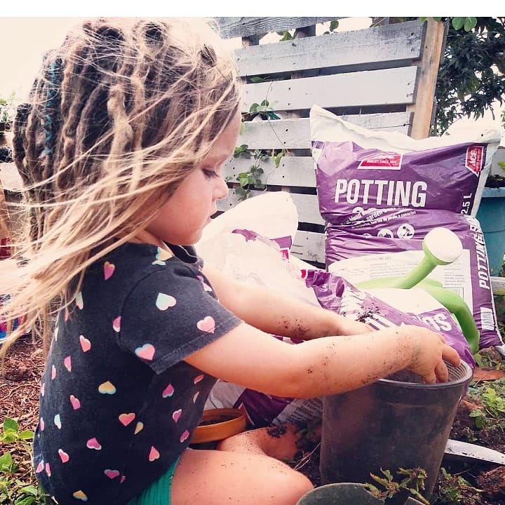 Loretta is seen planting plants in the garden. Source: Australscope