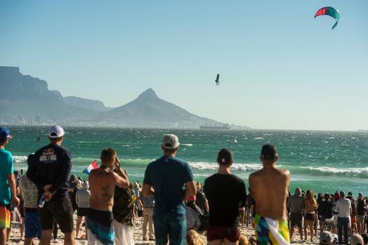 The judging criteria is simple: The idea of this extreme kiteboarding contest is to see who can go the biggest, highest and furthest.