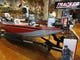 A modified V Hull aluminum bass boat at Bass Pro Shops on Monday, June 18, 2018. This type of boat is designed to cut through the water instead of over it, is fairly short and comes in various lengths and typically has a motor with 60 to 70-horsepower, allowing speeds of 30-35 miles per hour.