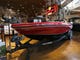 Fiberglass V boats are bigger and taller models. They have more curves and are heavier, allowing for a smoother ride in rough water. They are ideal for fishing for walleye and on larger, deeper lakes. They tend to have bigger motors.