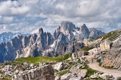 The spectacular Dolomites