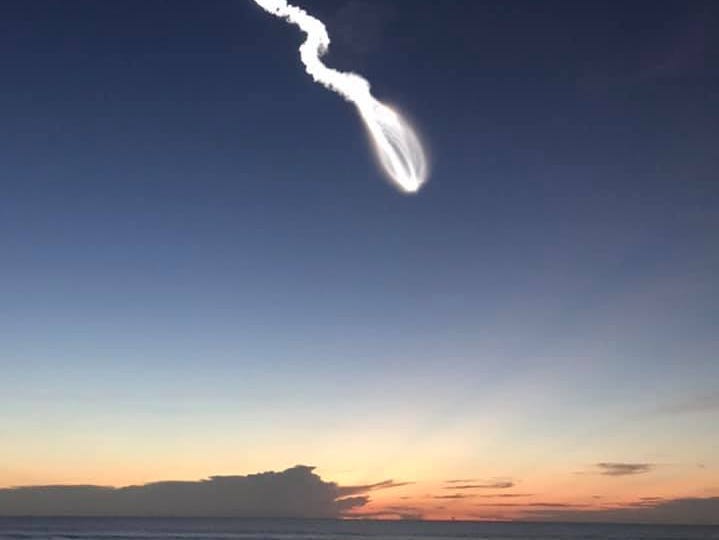 A United Launch Alliance Atlas V rocket lifts off from Cape Canaveral Air Force Station early Thursday morning, Aug. 8, 2019.