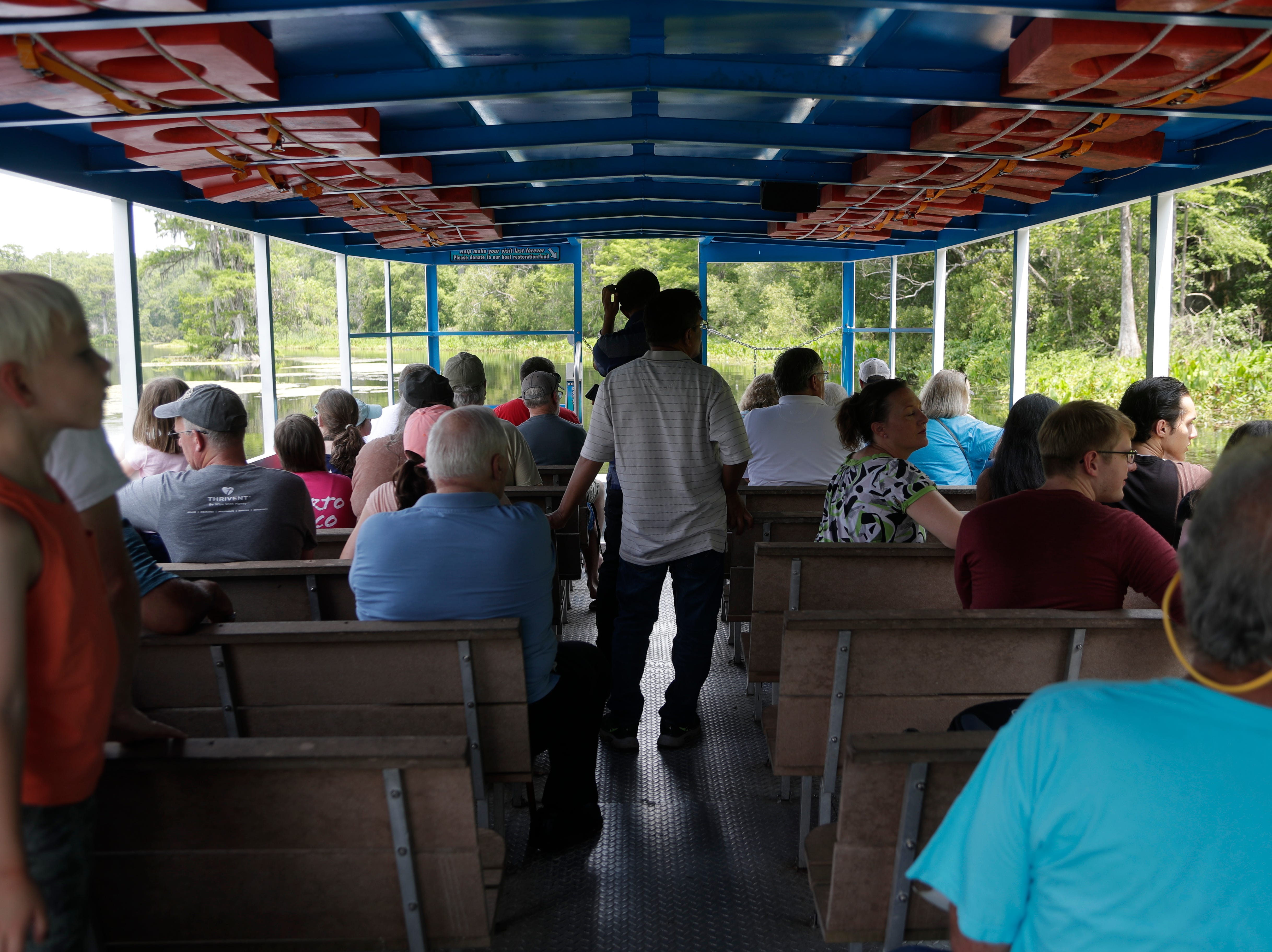 Historic boat tours at Wakulla Springs provide a panoramic view of the carefully preserved natural environment at the state park.