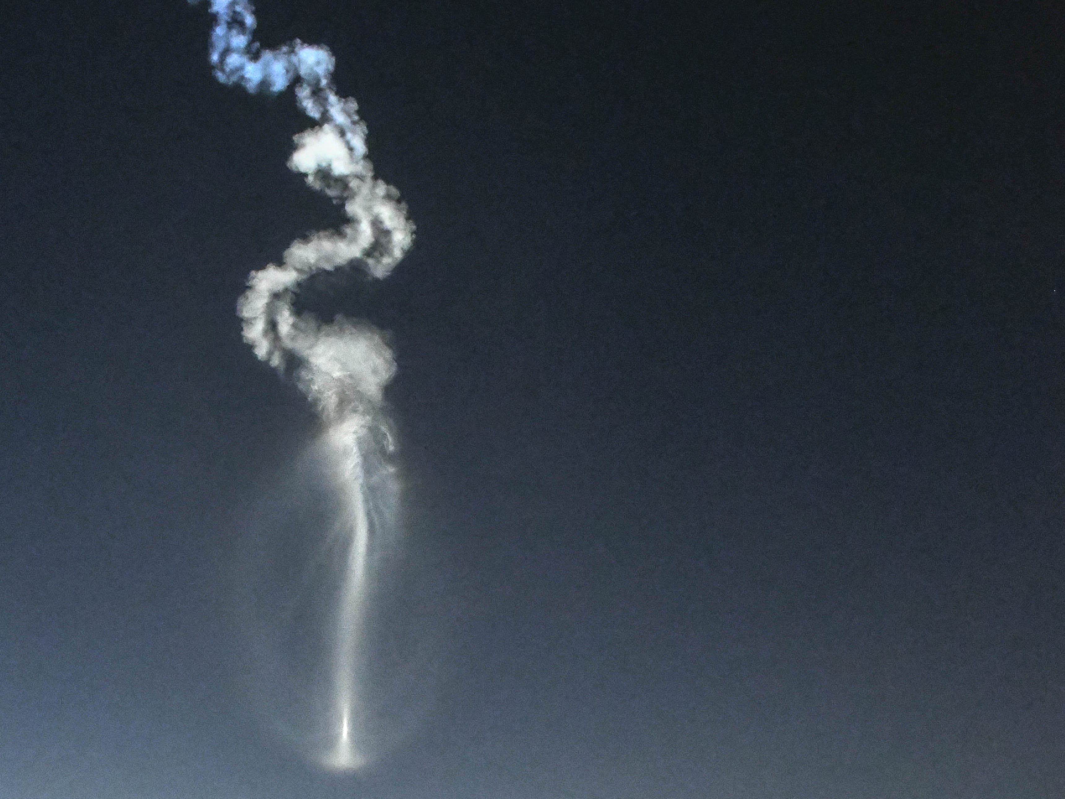 A United Launch Alliance Atlas V rocket lifts off from Cape Canaveral Air Force Station early Thursday morning, Aug. 8, 2019. The rocket is carrying the AEHF 5 communications satellite for the U.S. military.