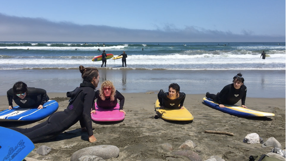 A lesson with Queer Surf 