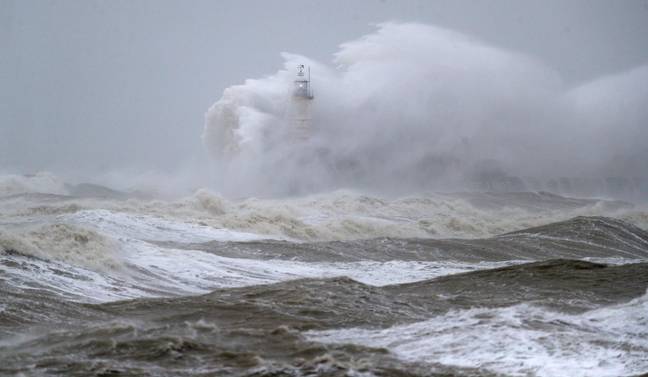 RNLI Lifeboat Crew Almost Capsize As They Battle To Save Surfer During Storm Ciara – LADbible