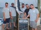 The crew of Big Nutz Required II with the 153.8-pound mako that won Mako Mania.