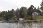 A shot of one of then islands in Stockholm's archipelago