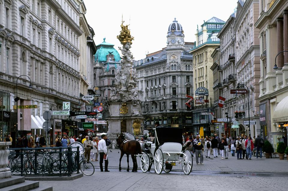 Austria, Vienna, Graben, Street Scene...