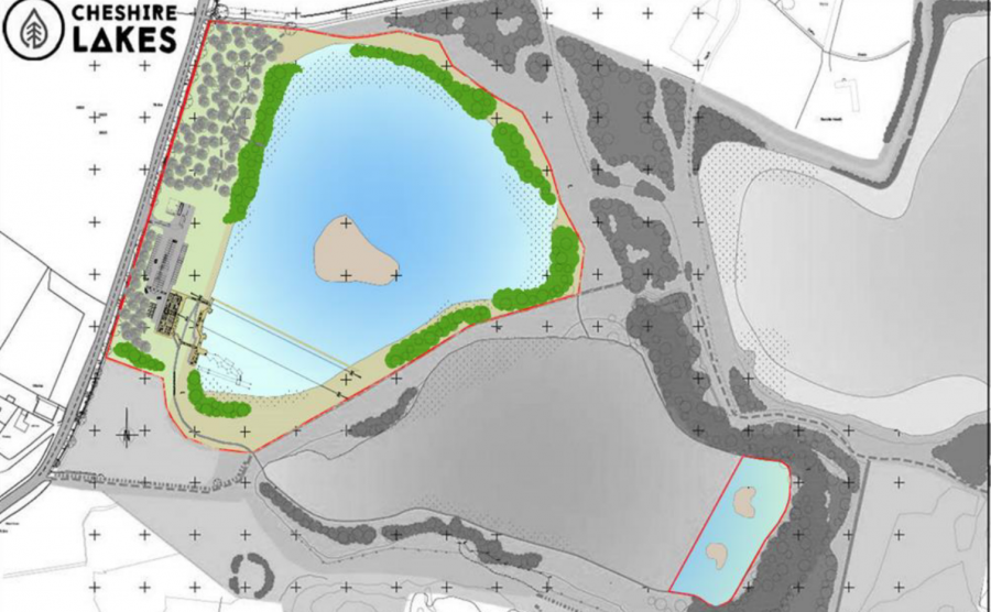 Cheshire Lakes Adventure Lakes Site Aerial Fob Design February 2020