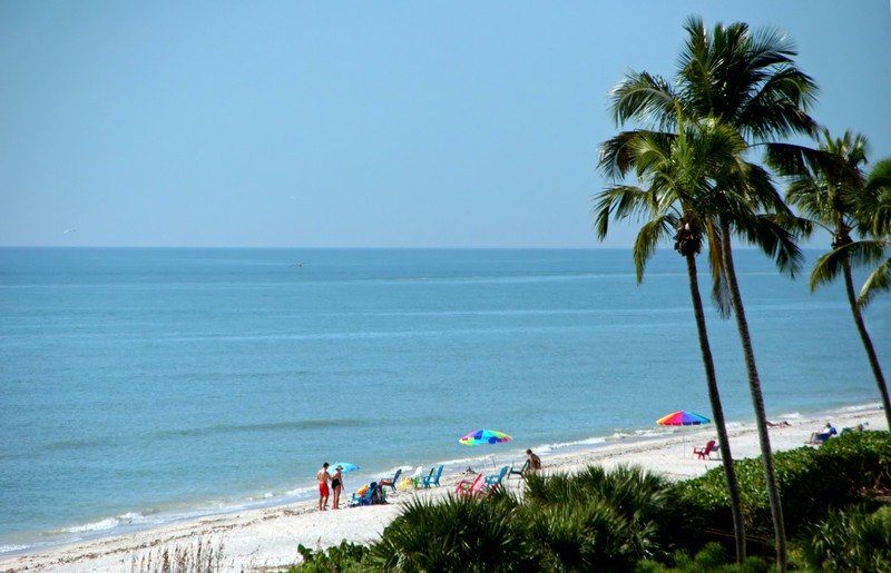 A beach on Sanibel Island, Florida.
