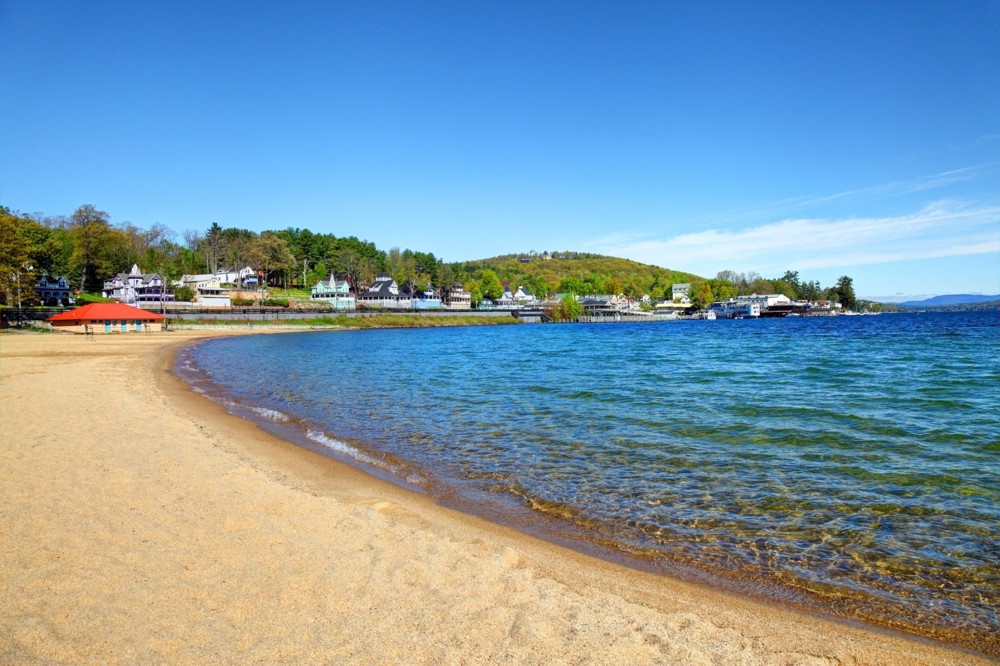 Weirs Beach is an area within the northern part of the city of Laconia in Belknap County, New Hampshire, United States. It is located on the southern shore of Lake Winnipesaukee.