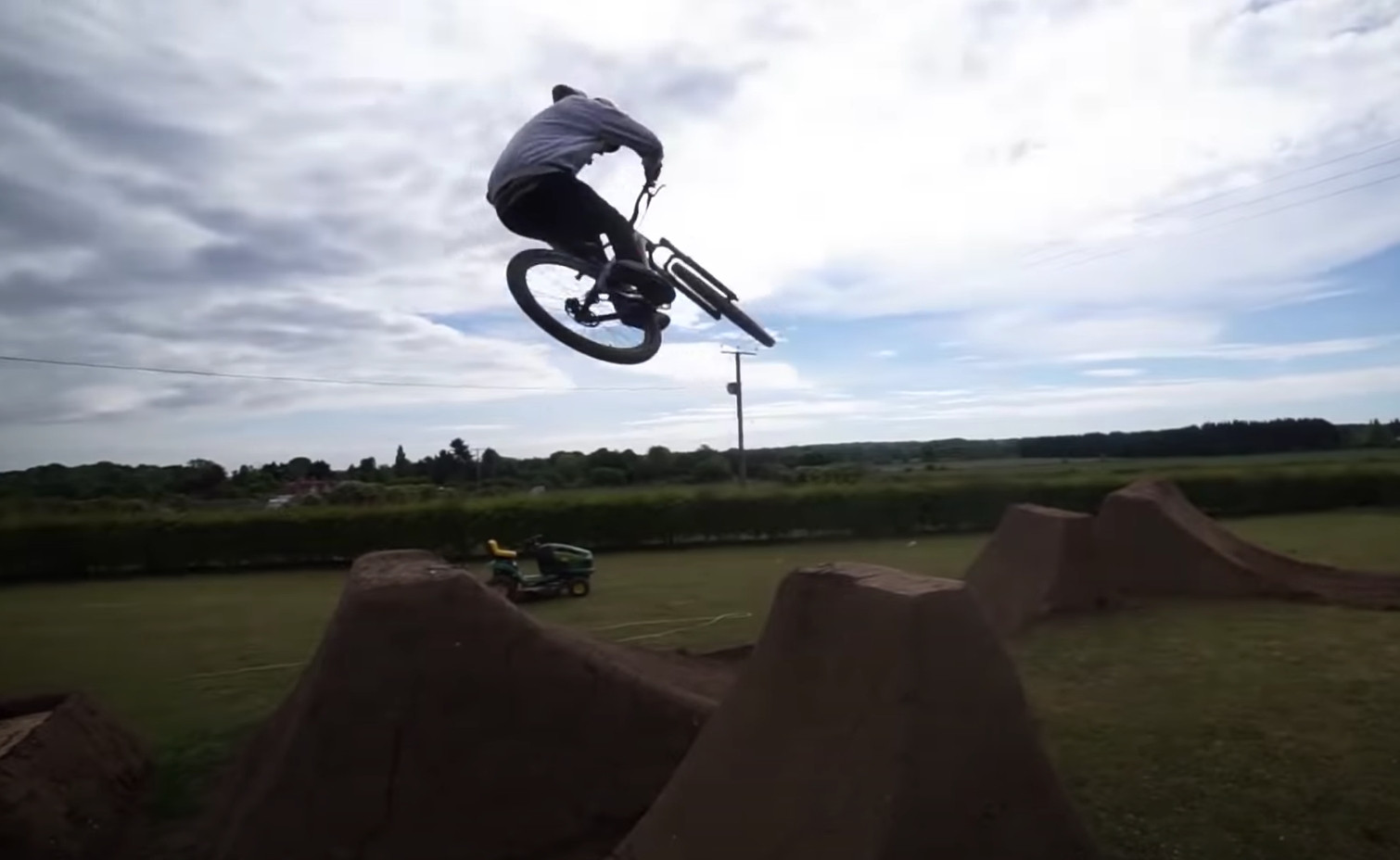 Mountain Biker Matt Jones Turned 100 Tons Of Dirt Into This Sick Backyard Track During Corona Lockdown – BroBible