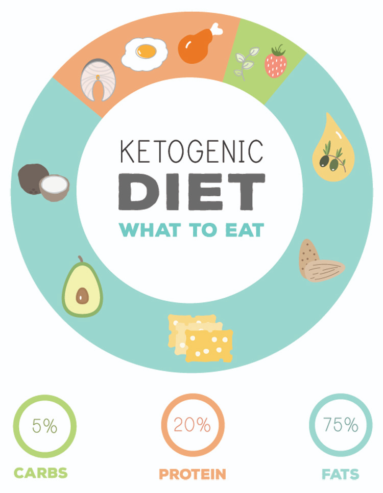 Ketogenic diet plan: 75 percent fats, 20 percent proteins and 5 percent carb | Illustration: Shutterstock