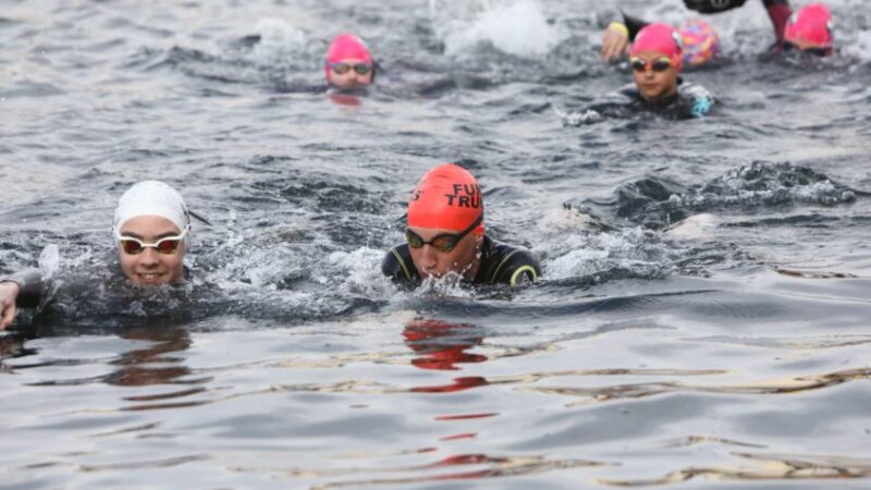 Arbroath club back in the swim after using Dundee harbour aqua park as stand-in training pool – The Courier