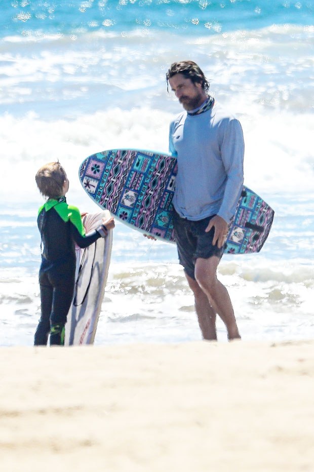 Christian Bale & his son Joseph