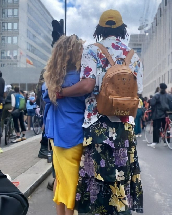 Jade and Jordan went public at a Black Trans Lives Matters march