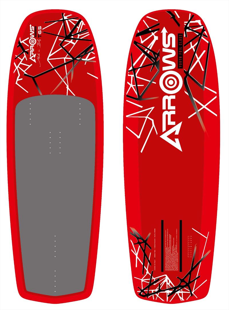 Moses' carbon T65 board - photo © International Kiteboarding Association