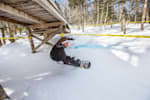 Zeb Powell rides the Slash and Berm event during the Red Bull Slide In Tour at Killington Resort, Vermont, USA on 7 March, 2020.