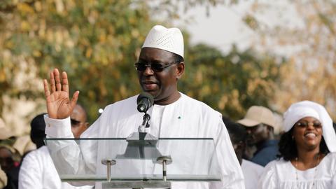 Senegal's president wins second term