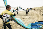 Participants seen at Red Bull Gone with the Wind in Knokke-Heist, Belgium on February 21st, 2016.