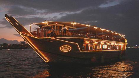 Tourists enjoying a Dhow Cruise in Mombasa