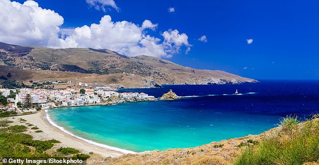 With 100 miles of coastline, Andros is also famous for its incredible sweeping stretches of sand