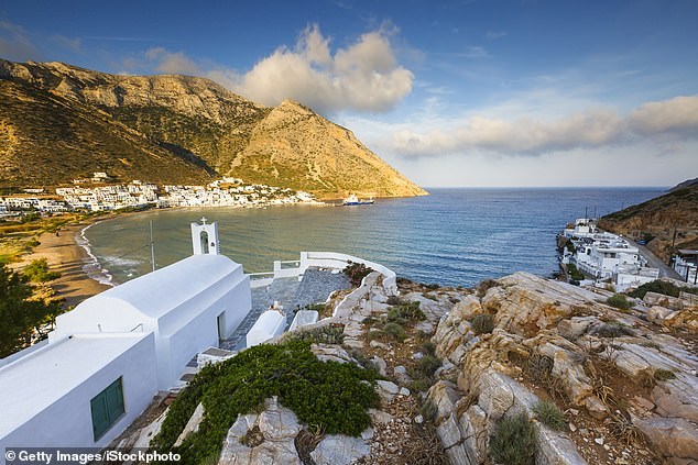 Hire a motorboat for the day from the pretty port town of Kamares