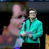 Billie Jean King talking on a cell phone: Women of the Century: Billie Jean King is a champion for sports, women, equal pay, and more