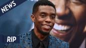 Chadwick Boseman wearing a suit and tie