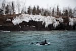 Jamie Sterling in the waters of the Great Lake Region