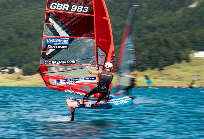 Matt Barton - iQFOiL International Games - photo © Sailing Energy / Engadinwind