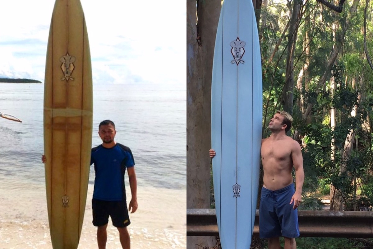 Doug Falter Hawaii Man Finds Friendship with Man Who Recovered His Lost Surfboard in the Philippines