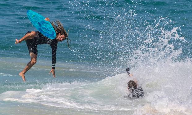 Heat wave hits, but beware of big surf, rip currents if hitting the beach – OCRegister