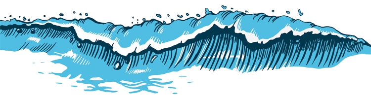 How to draw waves – SurferToday