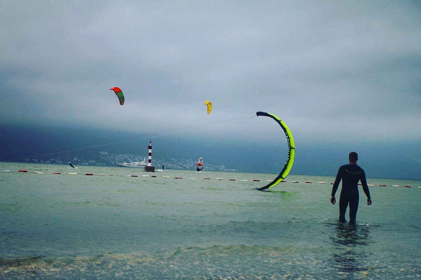 Kitesurfing and Windsurfing in Tivat with Boka Surfing Team – Total Montenegro News