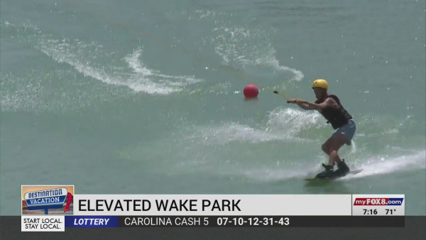 No-boat-needed wakeboarding at Elevated Wake Park in Lexington, NC – 8News