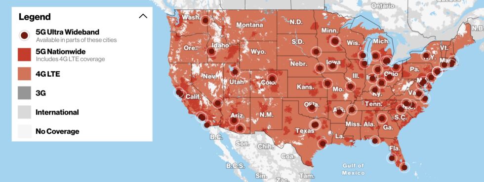 "5G Ultra Wideband" is what Verizon calls its millimeter-wave coverage.