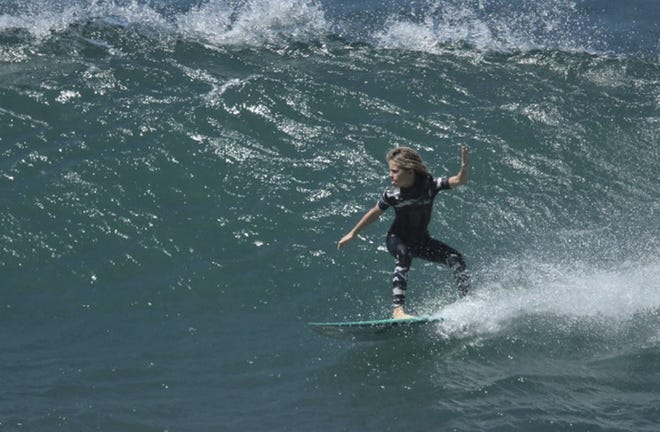 Having just learned to surf two years ago, 11-year-old Lanea Mons is already taking home tropies and surfing big waves in Hawaii.